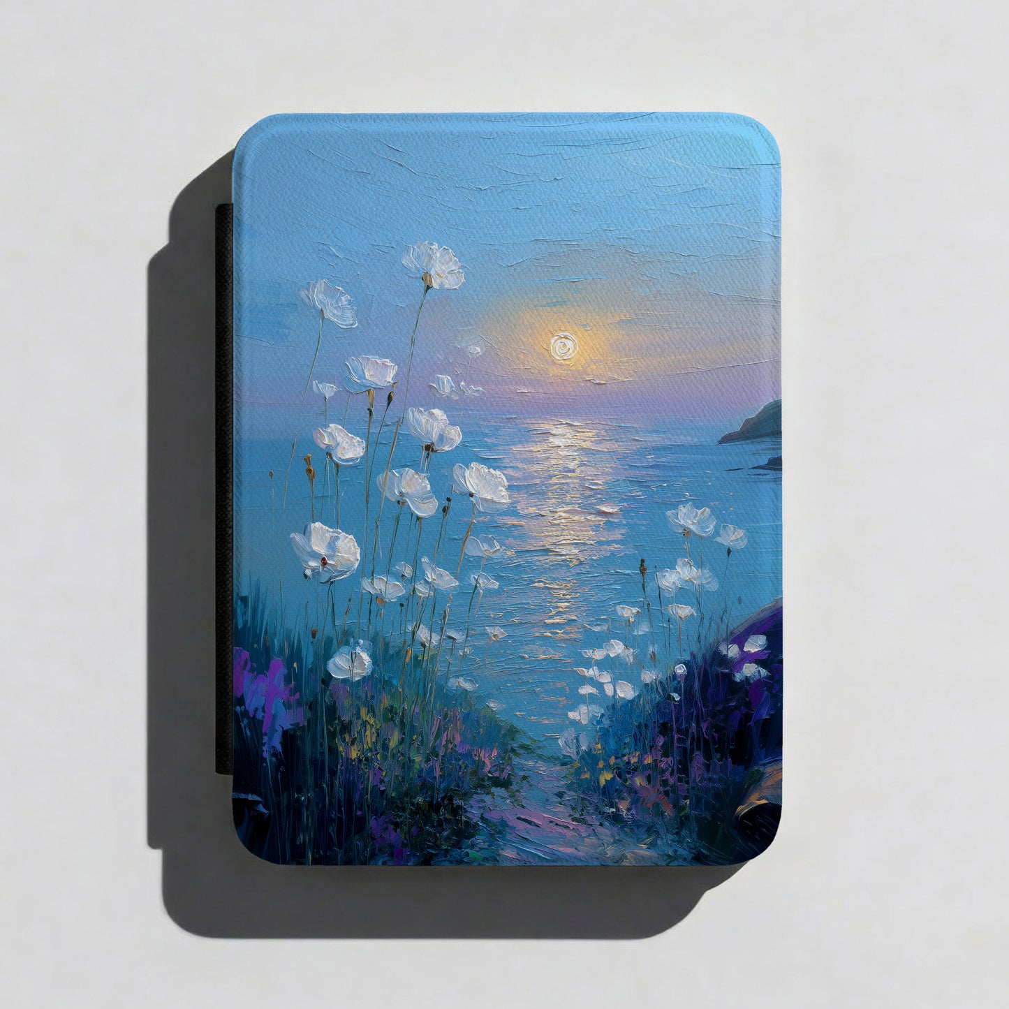 The White Sea Poppies – Coastal Impressionism Kindle Case