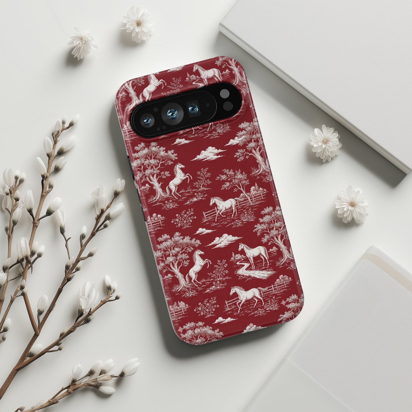 Toile de Cheval Design Phone Case for Google Pixel