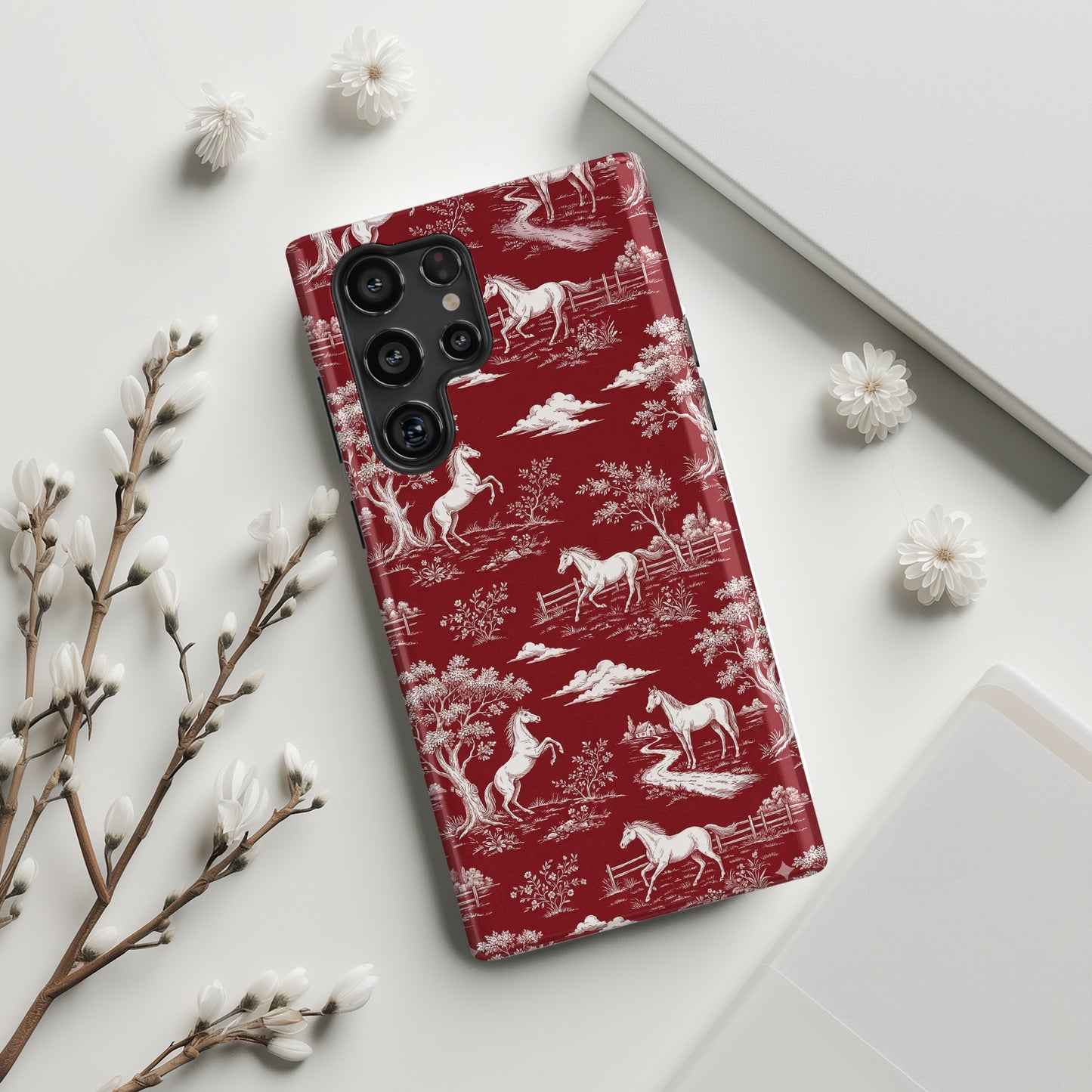 Toile de Cheval Design Phone Case for Galaxy S series Phones