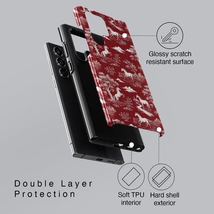 Toile de Cheval Design Phone Case for Galaxy S series Phones