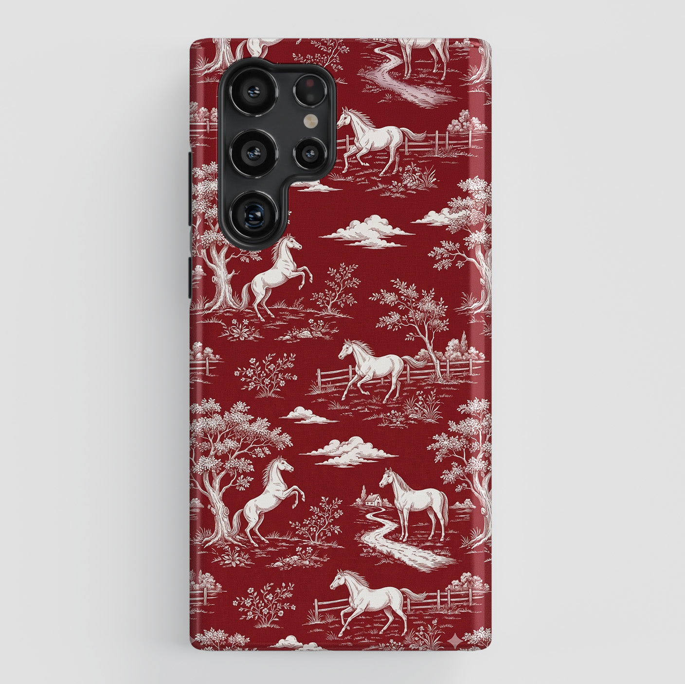 Toile de Cheval Design Phone Case for Galaxy S series Phones