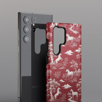 Toile de Cheval Design Phone Case for Galaxy S series Phones
