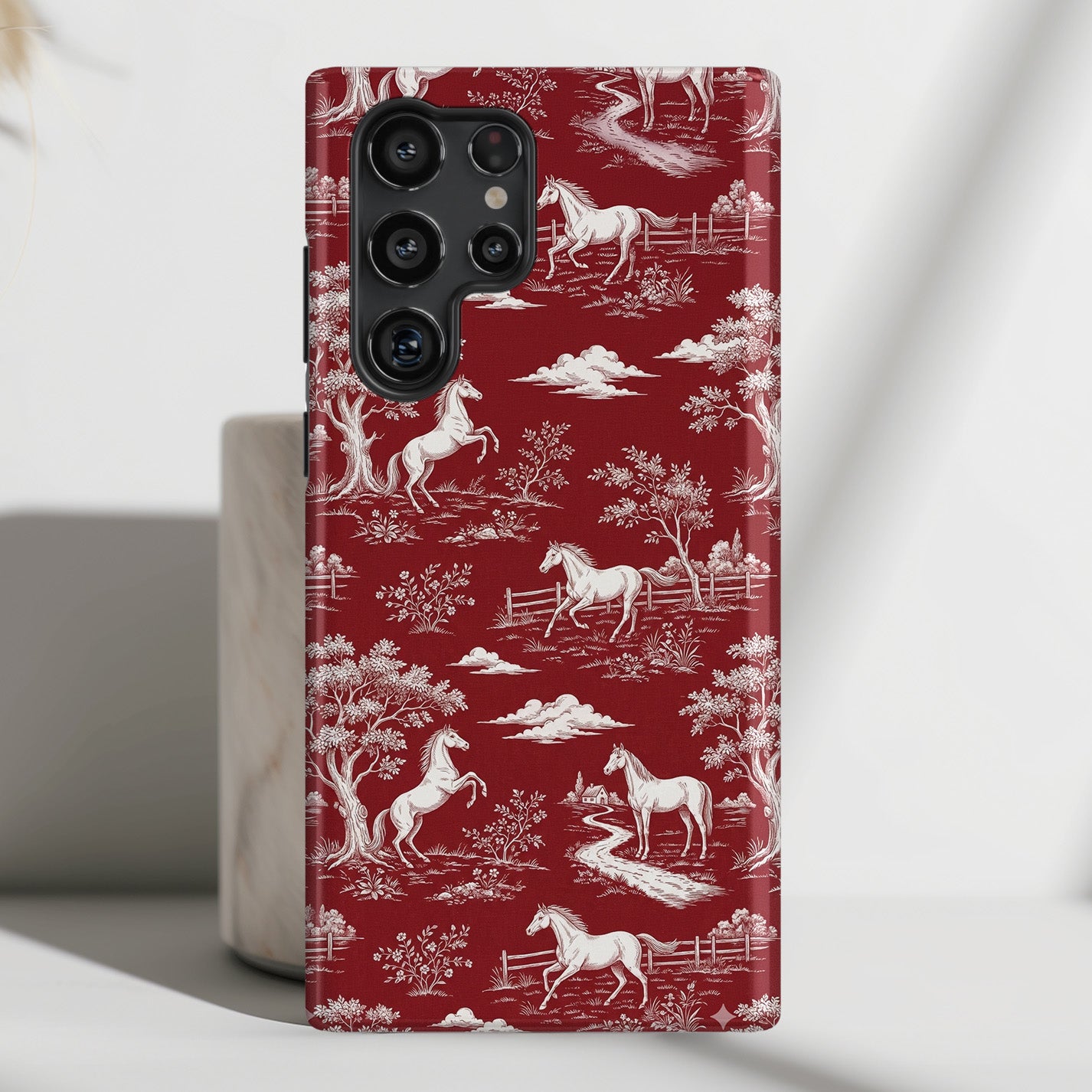 Toile de Cheval Design Phone Case for Galaxy S series Phones