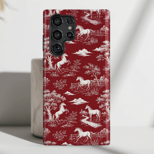 Toile de Cheval Design Phone Case for Galaxy S series Phones