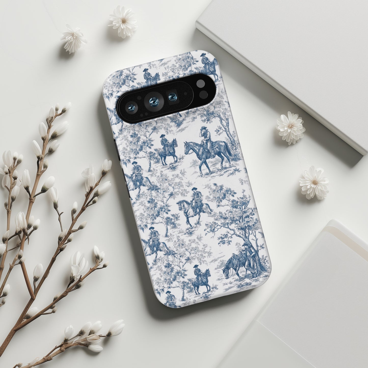 Toile de Cowboy Design Phone Case for Google Pixel