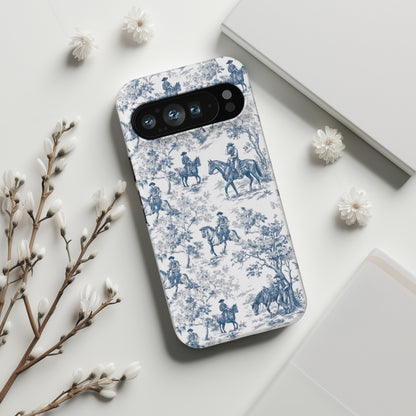 Toile de Cowboy Design Phone Case for Google Pixel