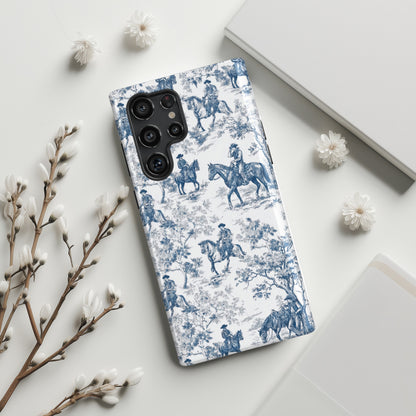 Toile de Cowboy Design Phone Case for Galaxy S series Phones