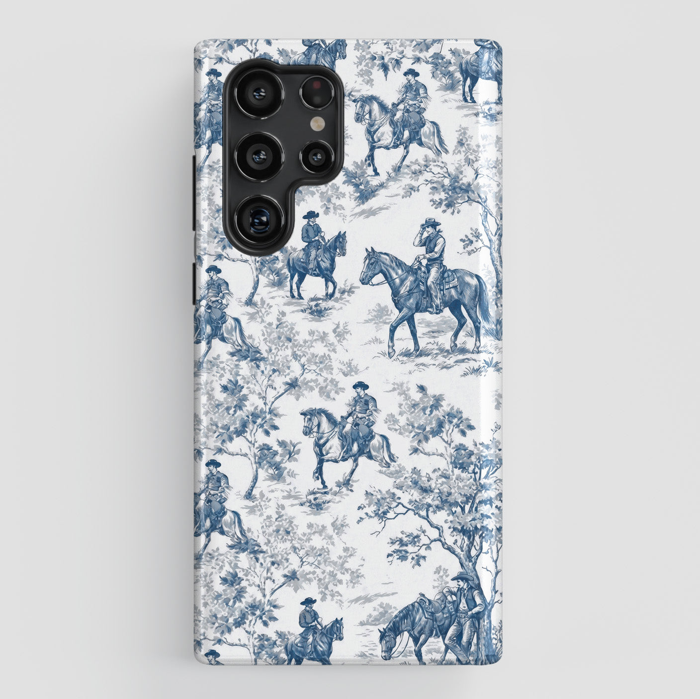 Toile de Cowboy Design Phone Case for Galaxy S series Phones
