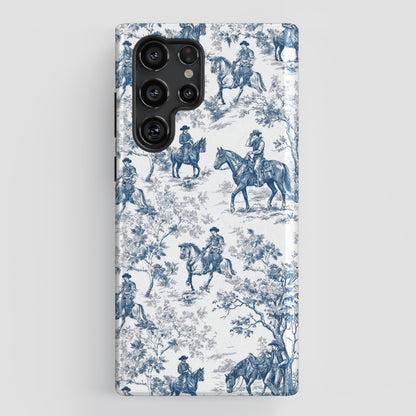 Toile de Cowboy Design Phone Case for Galaxy S series Phones
