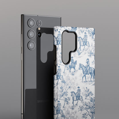Toile de Cowboy Design Phone Case for Galaxy S series Phones