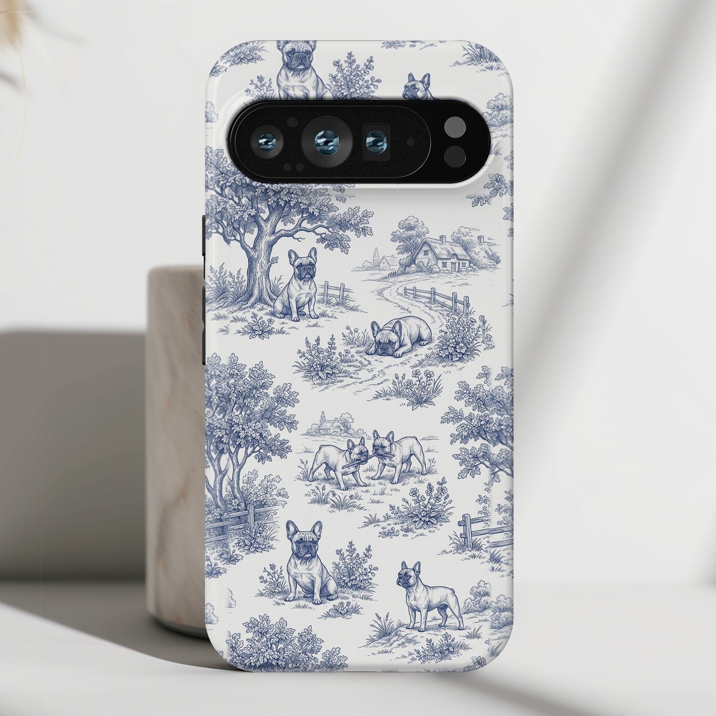 Toile de Frenchie Design Phone Case for Google Pixel