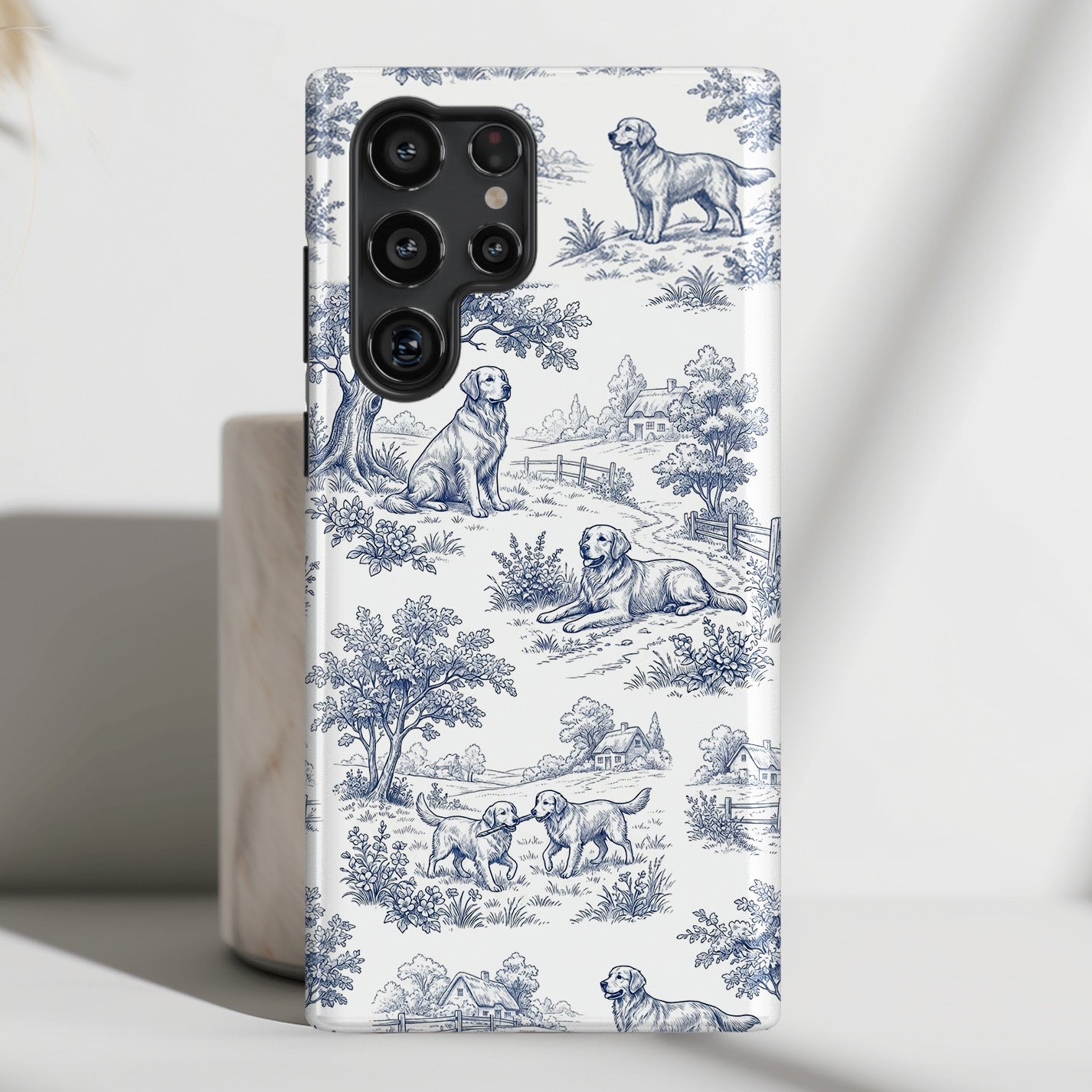Toile de Golden Design Phone Case for Galaxy S series Phones