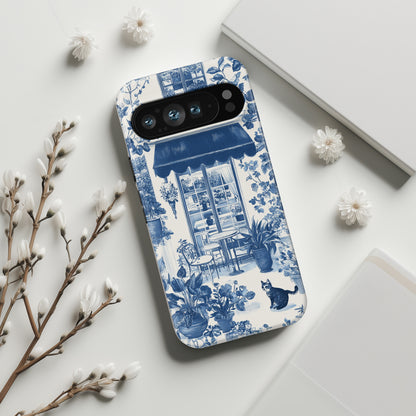 Toile de Jouy Cozy Garden Design Phone Case for Google Pixel