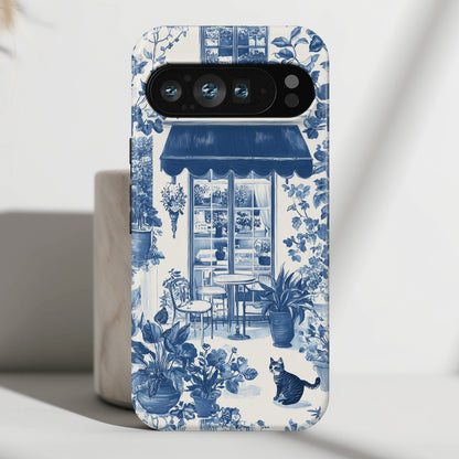Toile de Jouy Cozy Garden Design Phone Case for Google Pixel