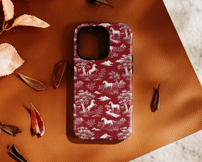 Toile de Cheval Design iPhone Case
