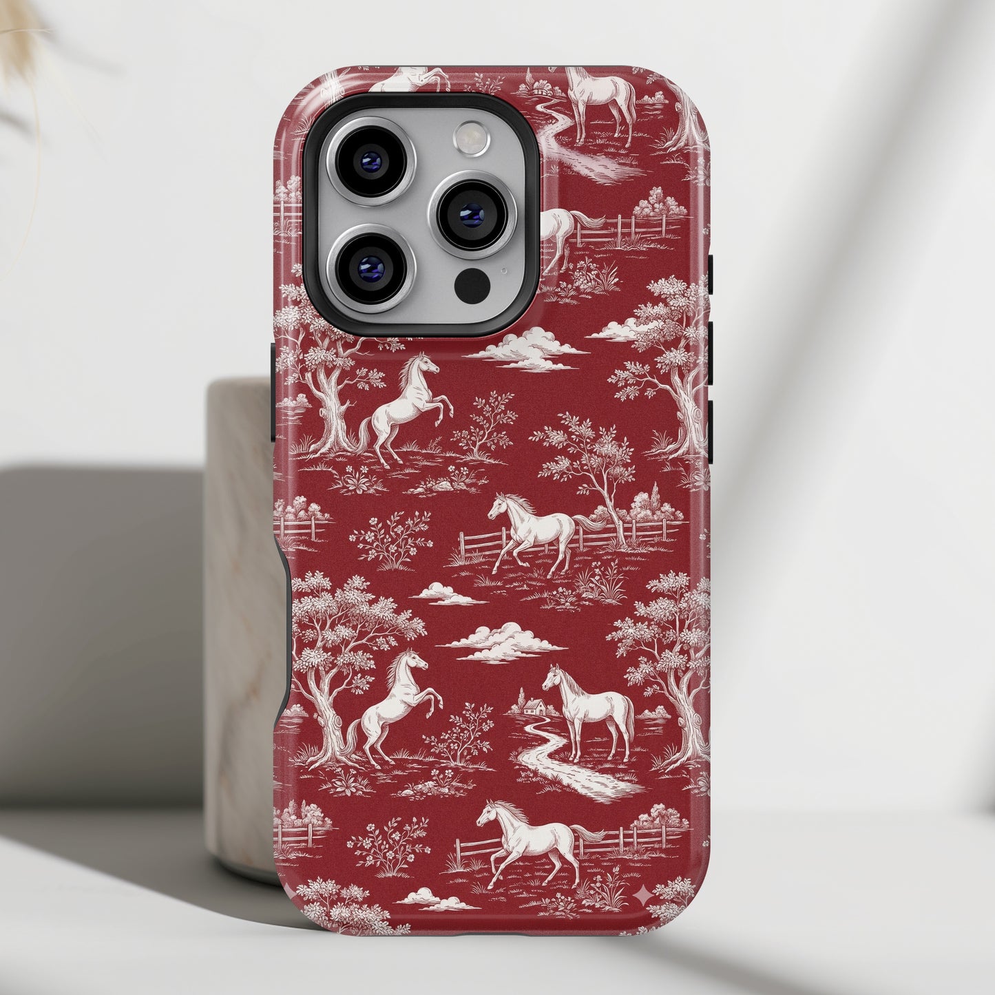 Toile de Cheval Design iPhone Case