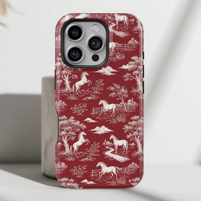 Toile de Cheval Design iPhone Case
