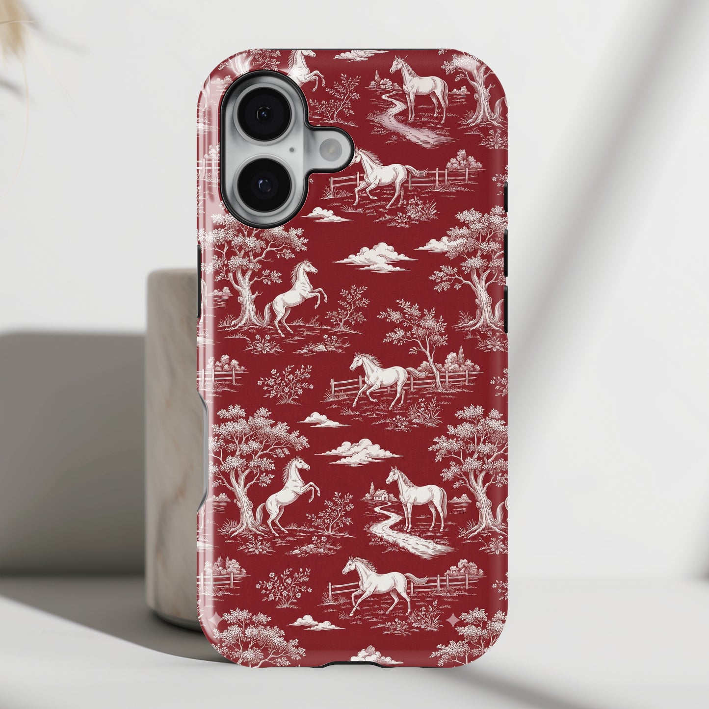 Toile de Cheval Design iPhone Case