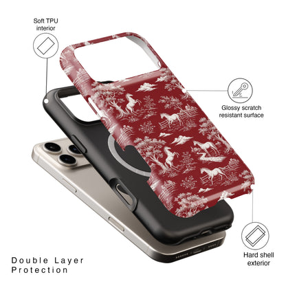 Toile de Cheval Design iPhone Case