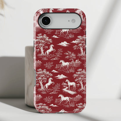 Toile de Cheval Design iPhone Case