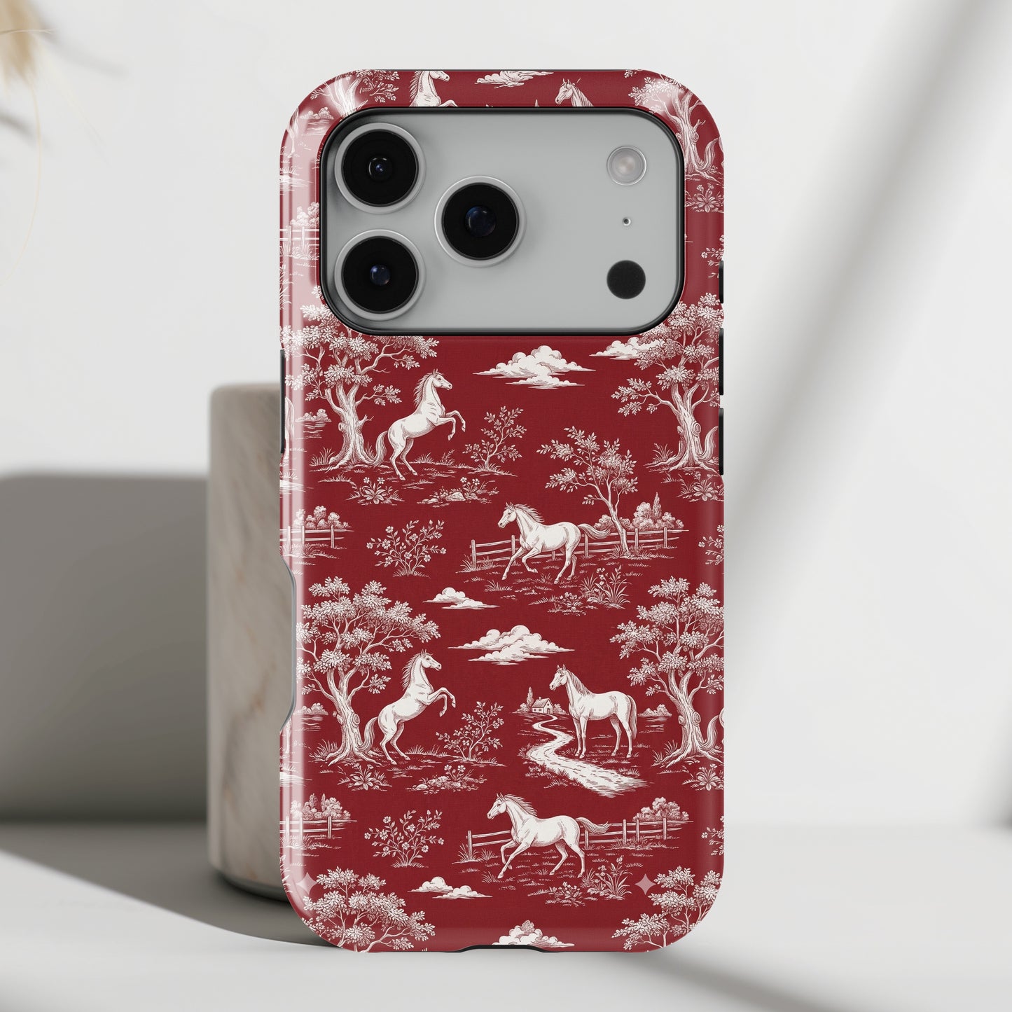 Toile de Cheval Design iPhone Case