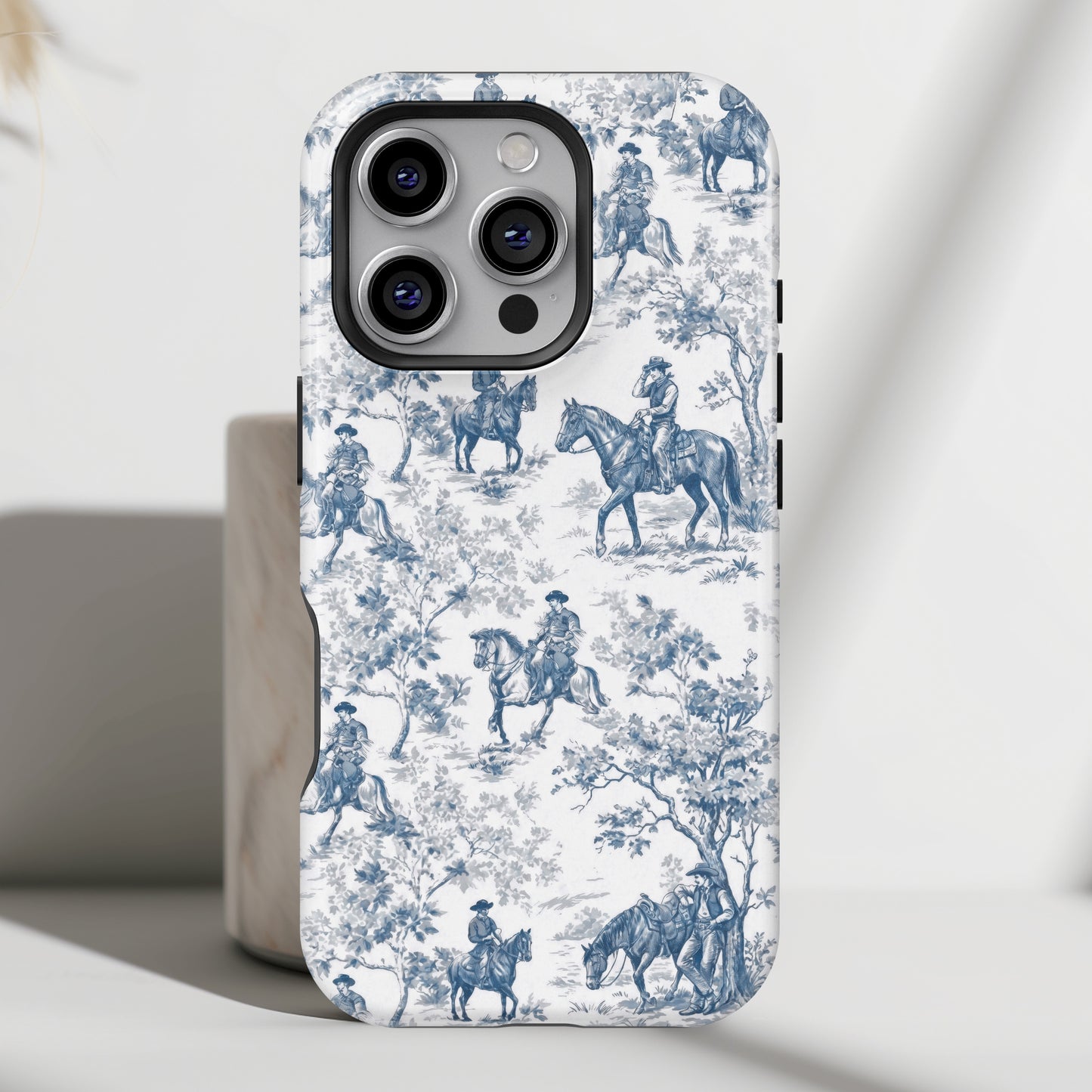 Toile de Cowboy Design iPhone Case