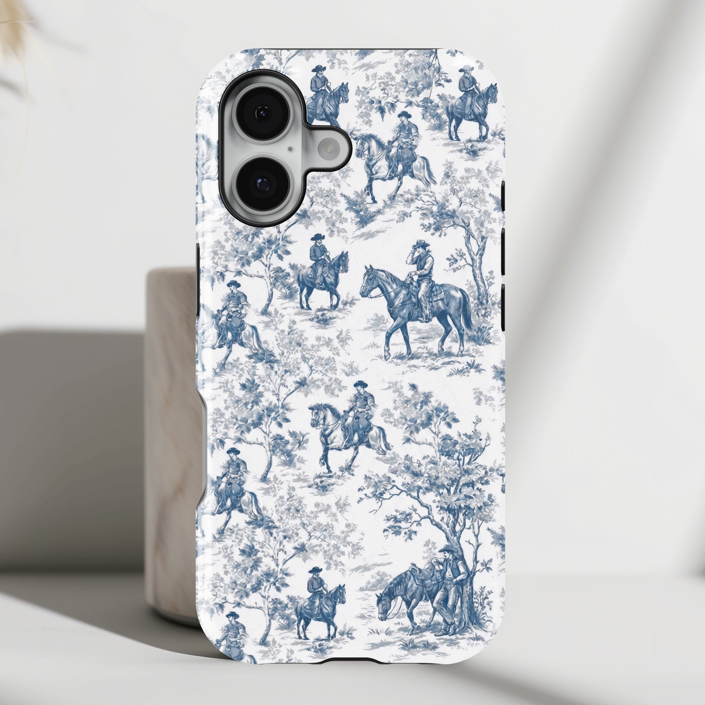 Toile de Cowboy Design iPhone Case