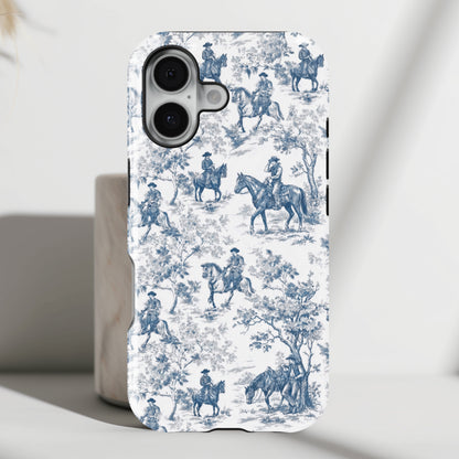 Toile de Cowboy Design iPhone Case