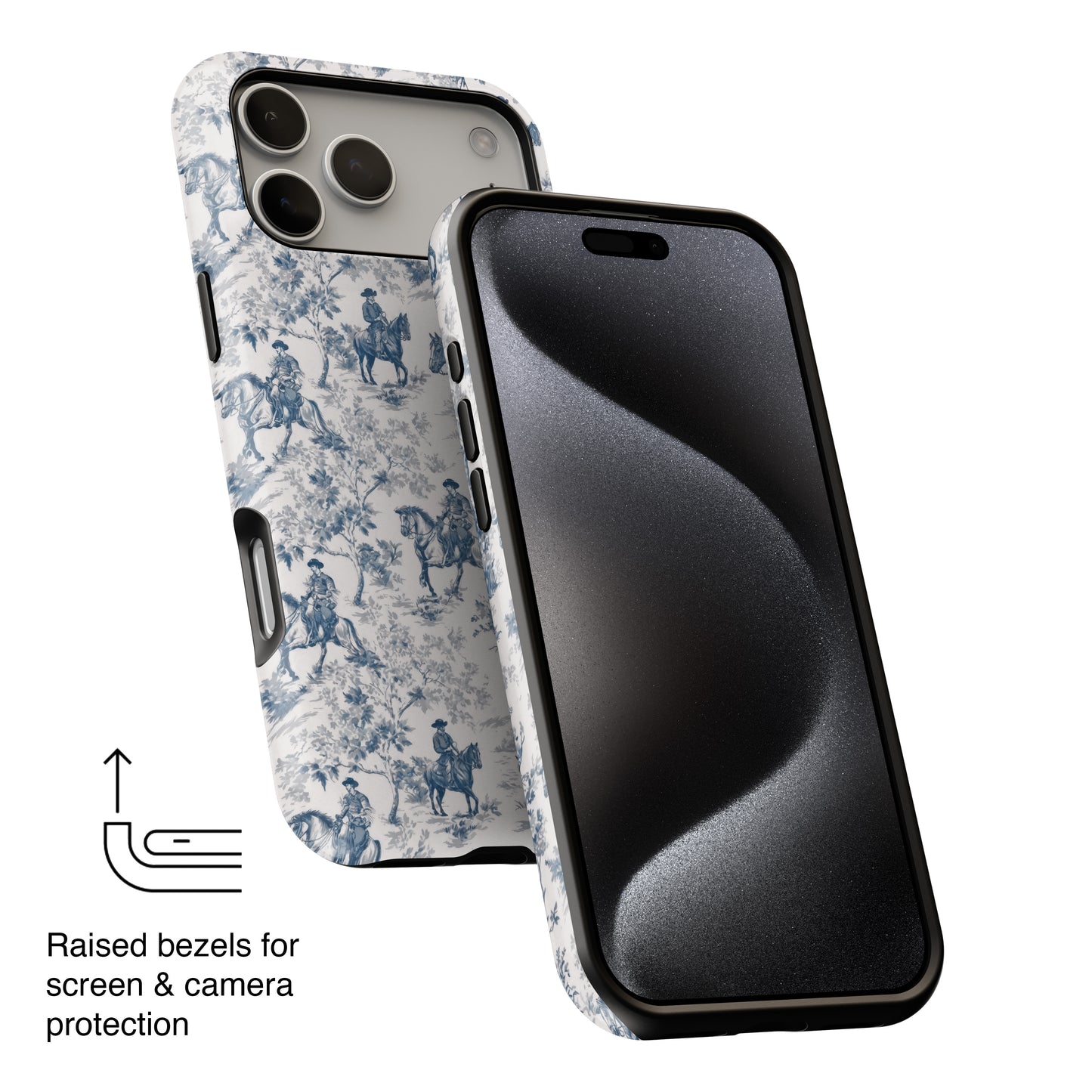Toile de Cowboy Design iPhone Case