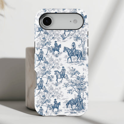 Toile de Cowboy Design iPhone Case
