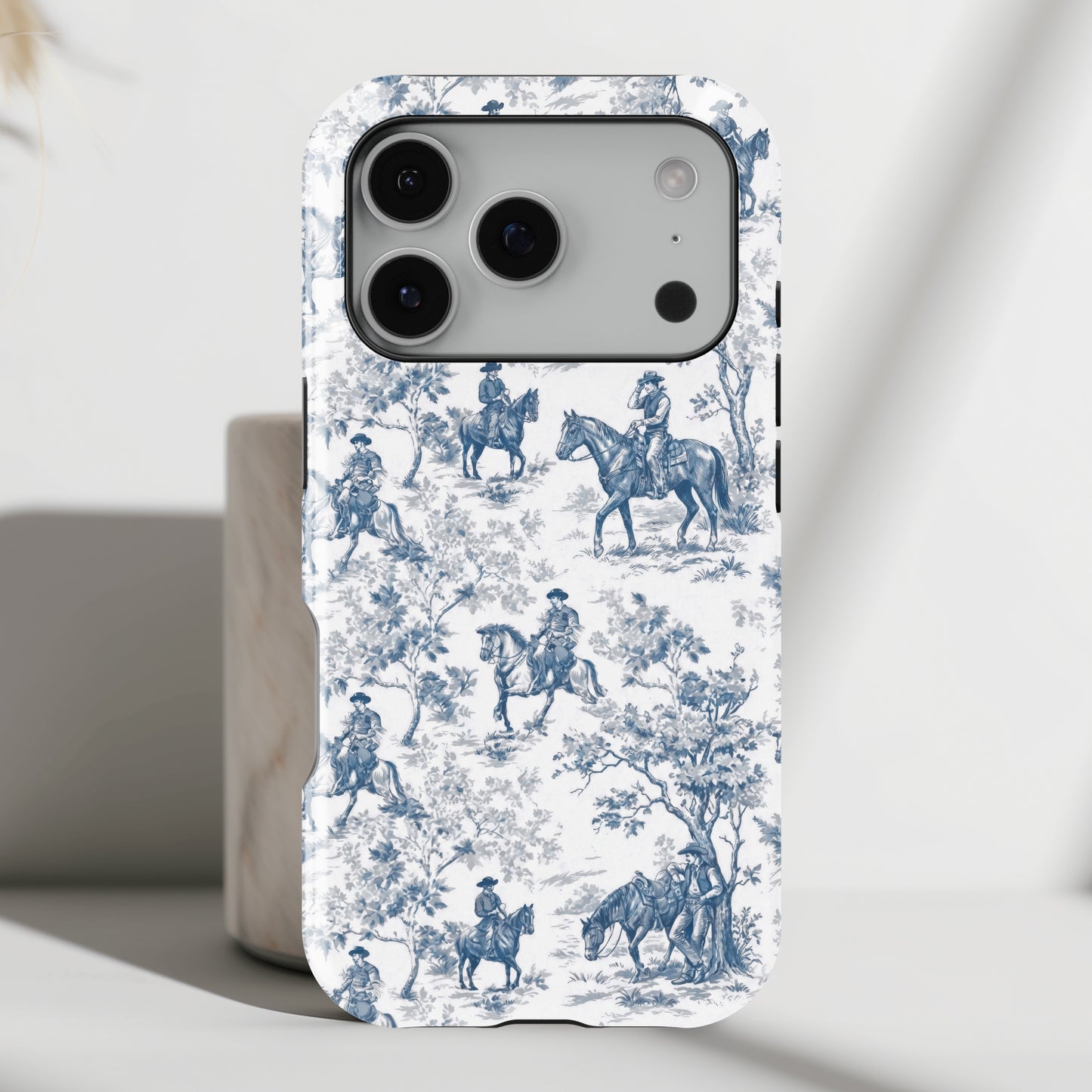 Toile de Cowboy Design iPhone Case