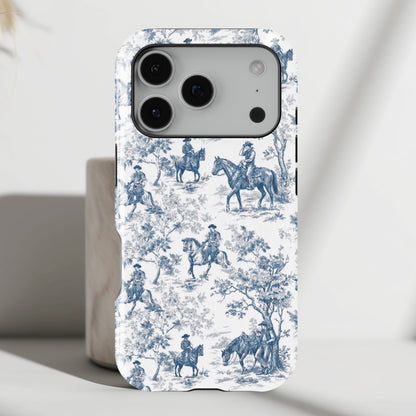Toile de Cowboy Design iPhone Case