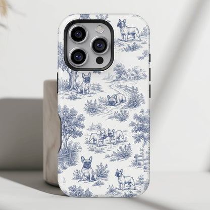 Toile de Frenchie Design iPhone Case
