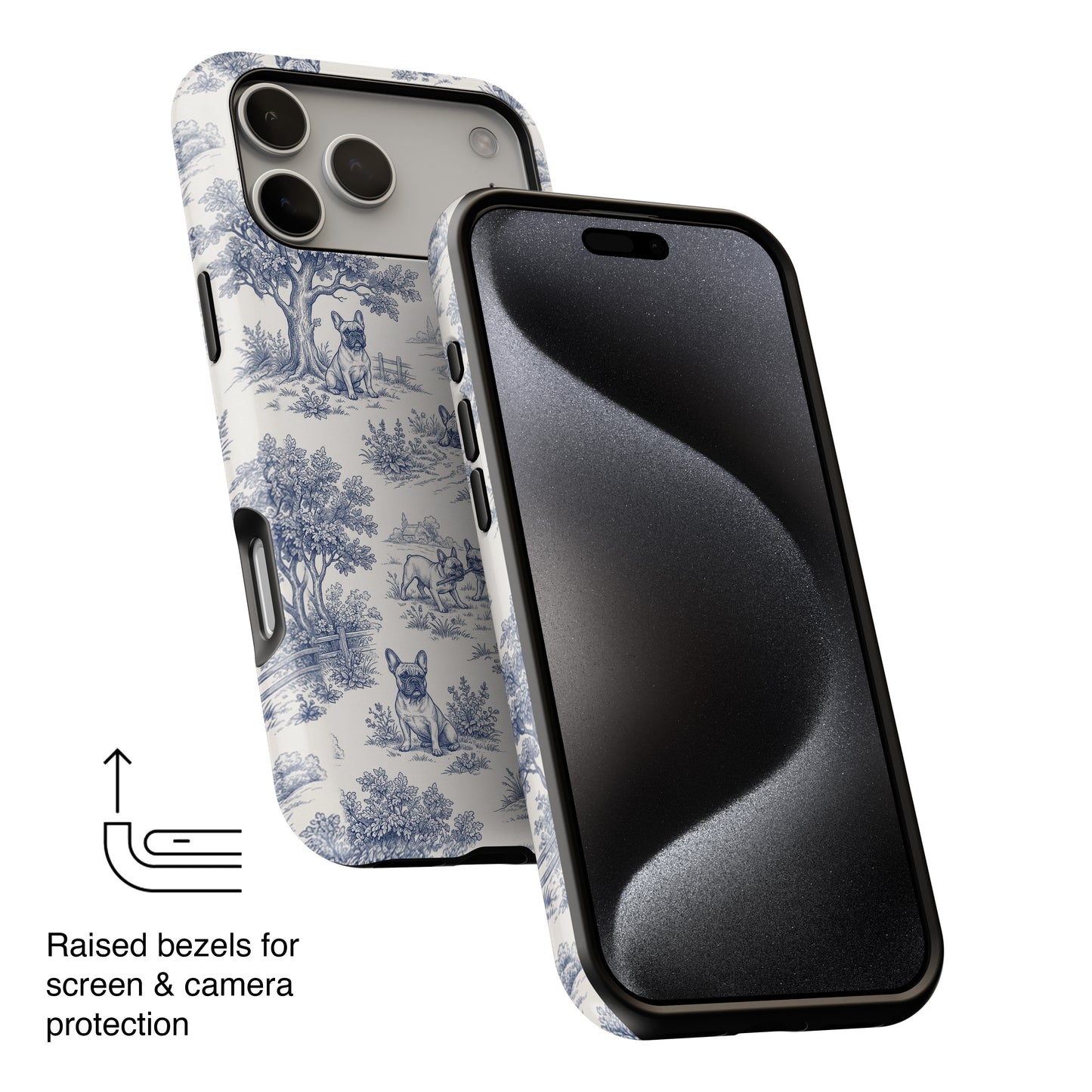 Toile de Frenchie Design iPhone Case
