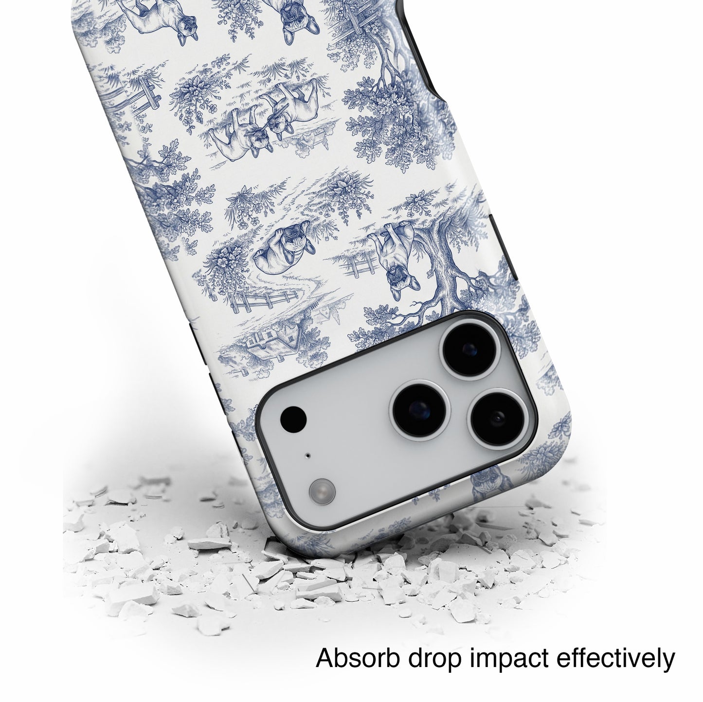 Toile de Frenchie Design iPhone Case