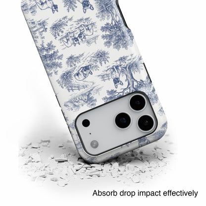 Toile de Frenchie Design iPhone Case