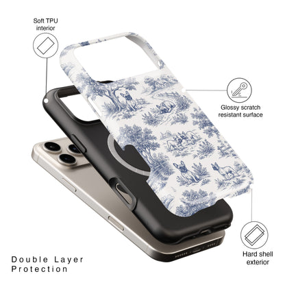 Toile de Frenchie Design iPhone Case