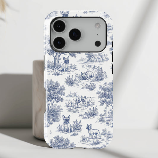 Toile de Frenchie Design iPhone Case