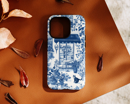 Toile de Jouy Cozy Garden Design iPhone Case