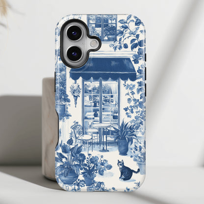 Toile de Jouy Cozy Garden Design iPhone Case