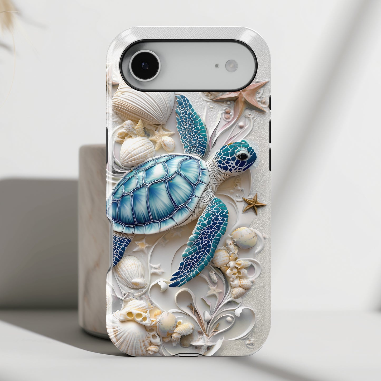 Turtle & Seashell Design iPhone Case