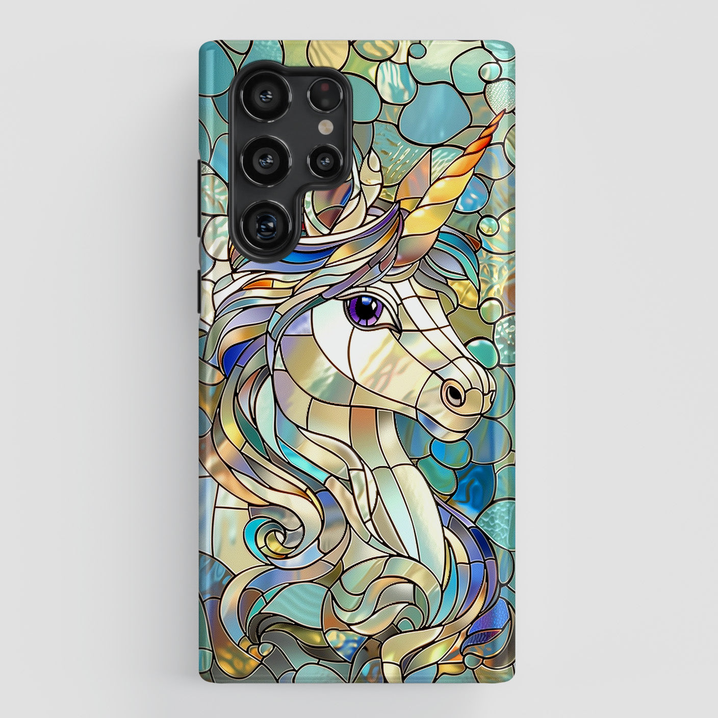 Unicorn Stained Glass Design 1 Case for Galaxy S series Phones
