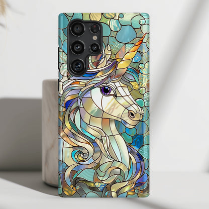 Unicorn Stained Glass Design 1 Case for Galaxy S series Phones