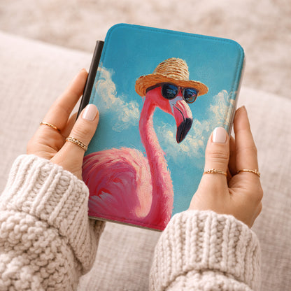 Vacation Mode – Painted Flamingo Design Kindle Case