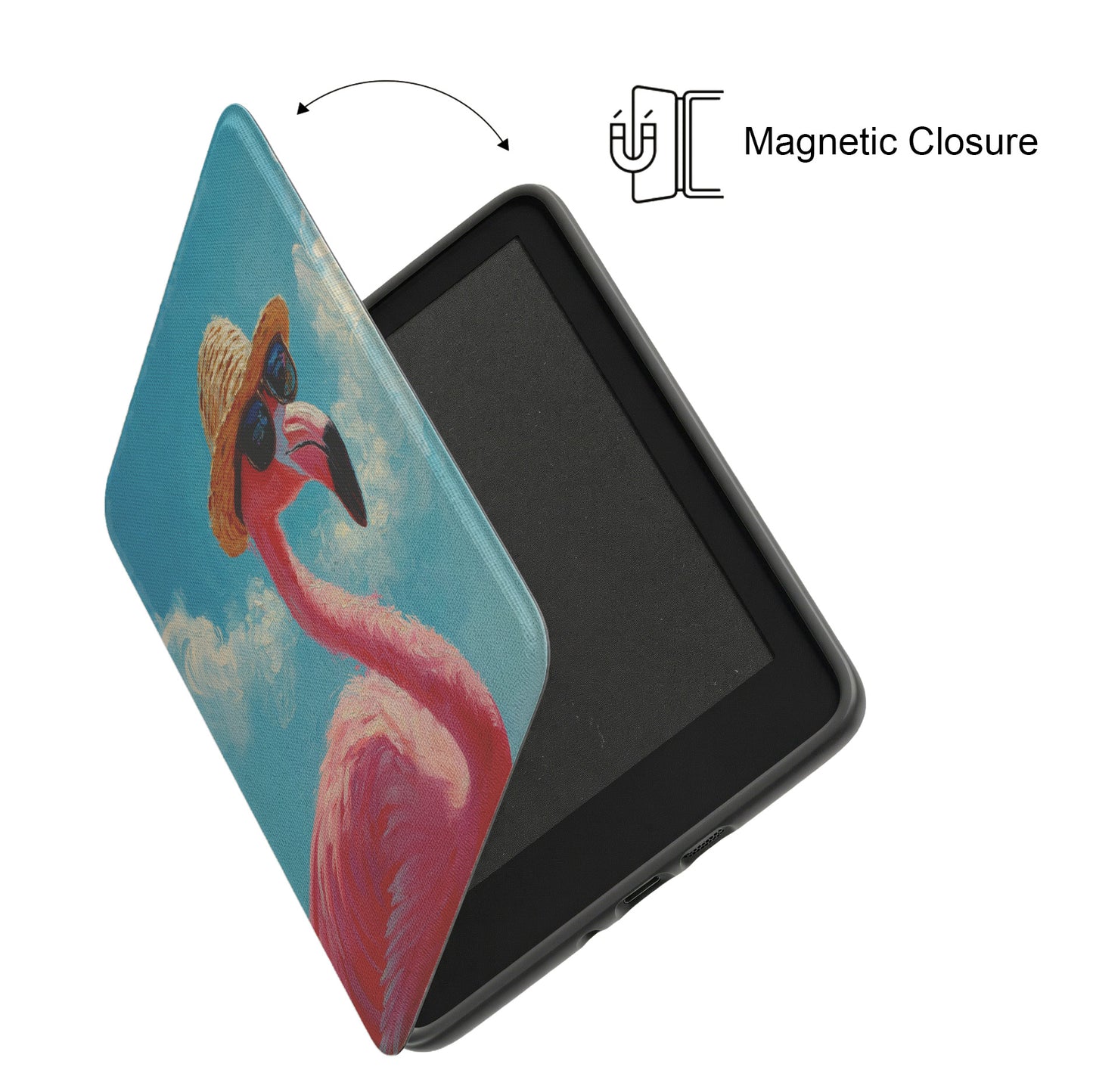 Vacation Mode – Painted Flamingo Design Kindle Case
