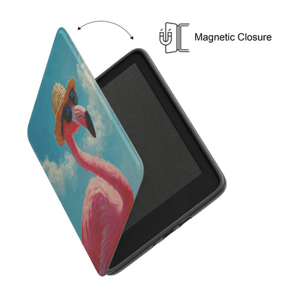 Vacation Mode – Painted Flamingo Design Kindle Case