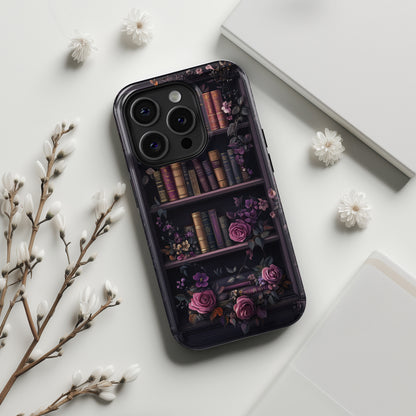 Victorian Gothic Style Bookshelf Design 1 iPhone Case