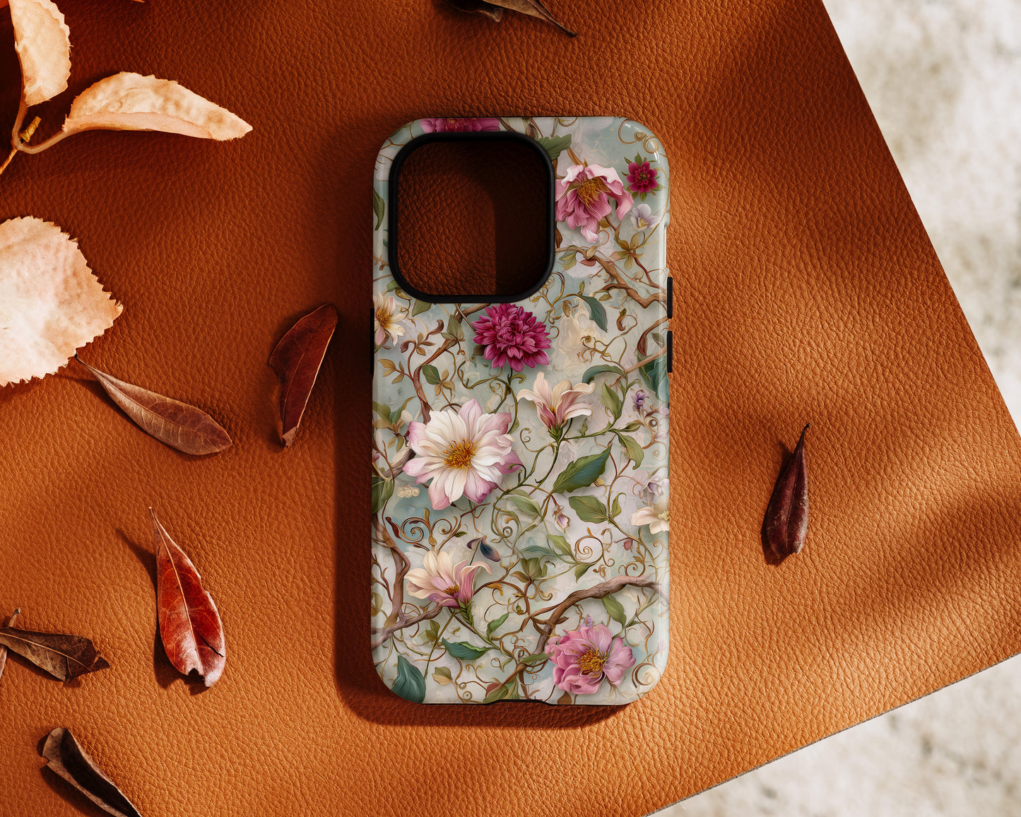 Victorian Vine Design iPhone Case