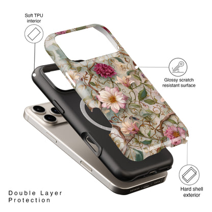 Victorian Vine Design iPhone Case