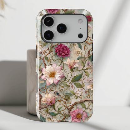 Victorian Vine Design iPhone Case